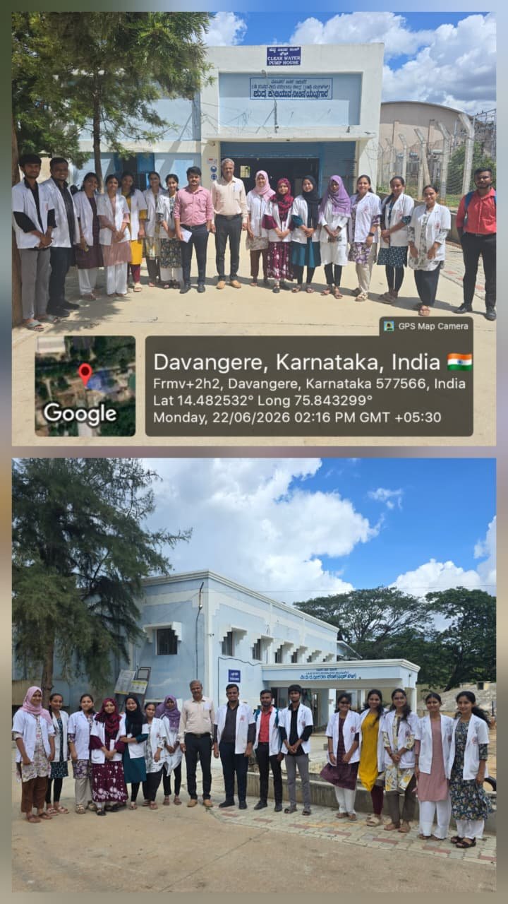 EDUCATIONAL FIELD VISIT : MUNICIPAL WATER PURIFICATION PLANT, Neelanahalli, Karnataka