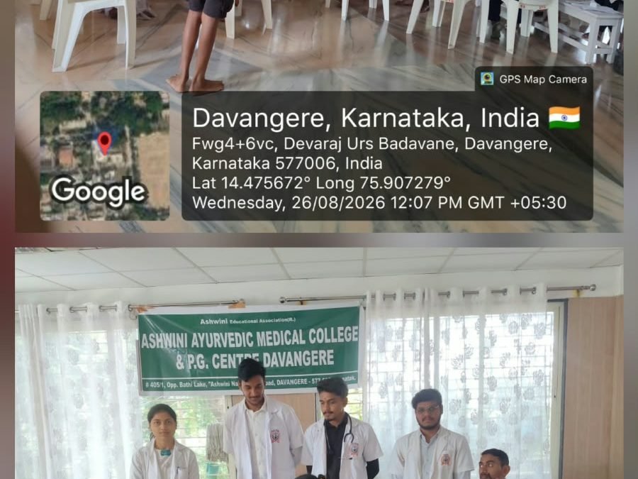 HEALTH CHECK UP CAMP AT BRAHMAKUMARI ASHRAMA